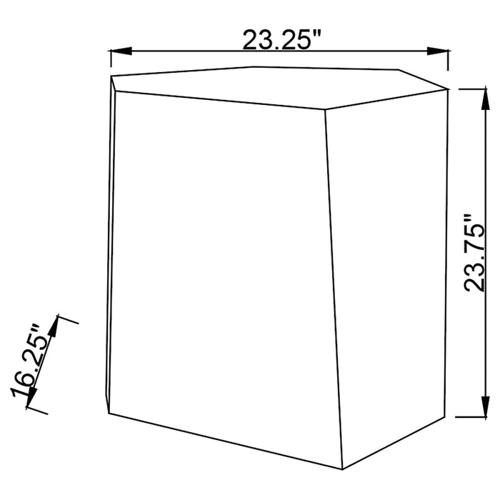 Capella 3-piece Mirrored Coffee and End Table Set Silver