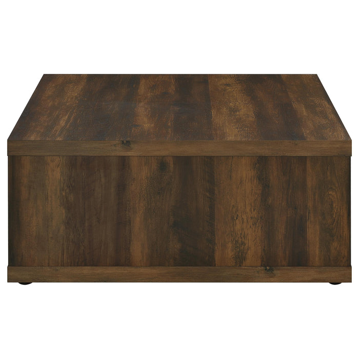 Frisco 2-piece Coffee and End Table Set Dark Pine