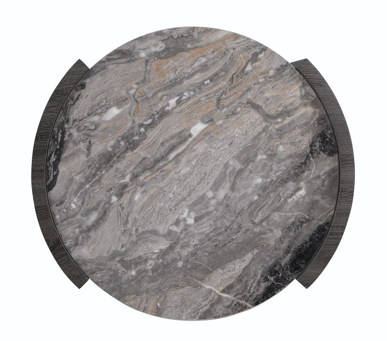 Gladstone 2-piece Coffee and End Table Set Distressed Grey