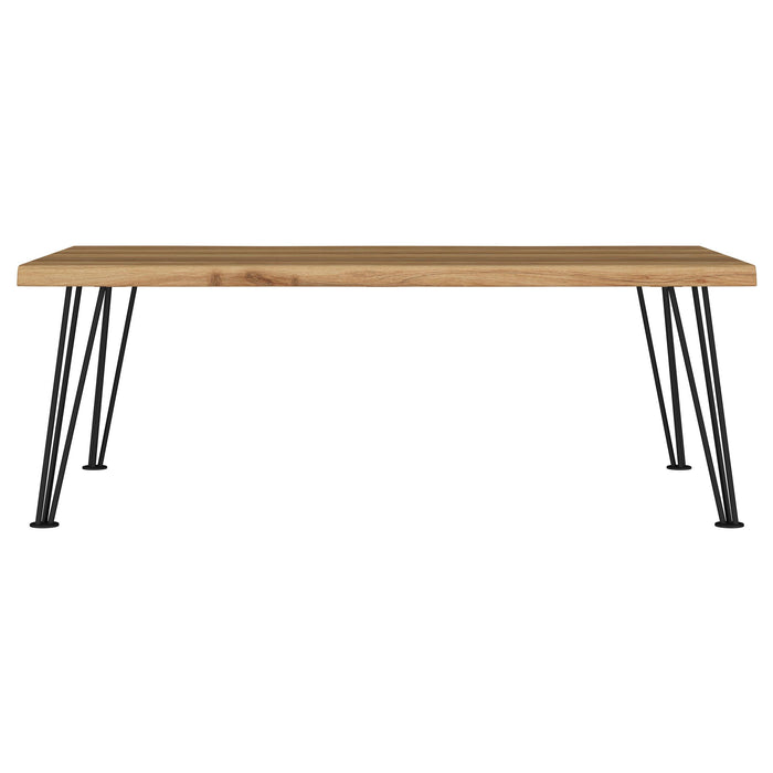 Zander 2-piece Rectangular Coffee and End Table Set Natural