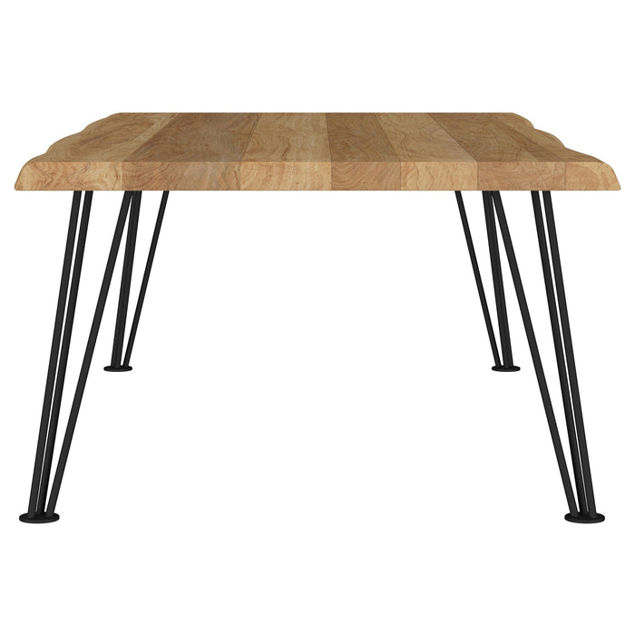 Zander 2-piece Rectangular Coffee and End Table Set Natural