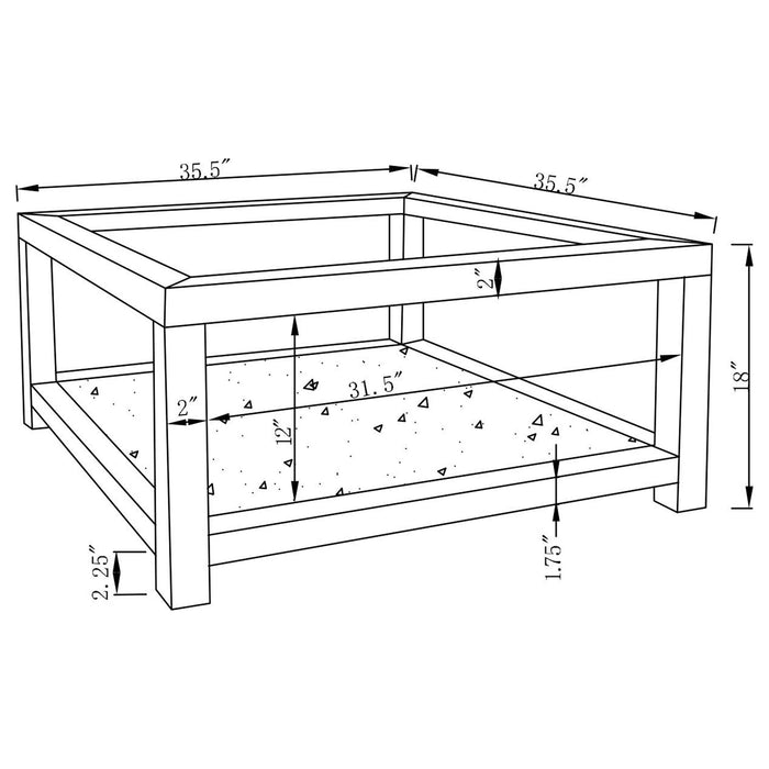 Valentina 3-piece Mirrored Coffee and End Table Set Silver