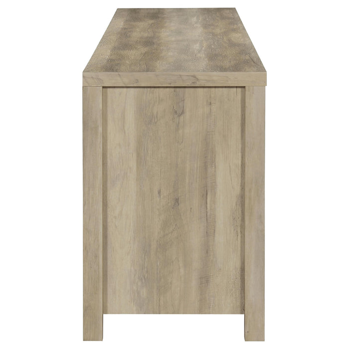 Madra 2-door Engineered Wood 79-inch TV Stand Distressed Pine