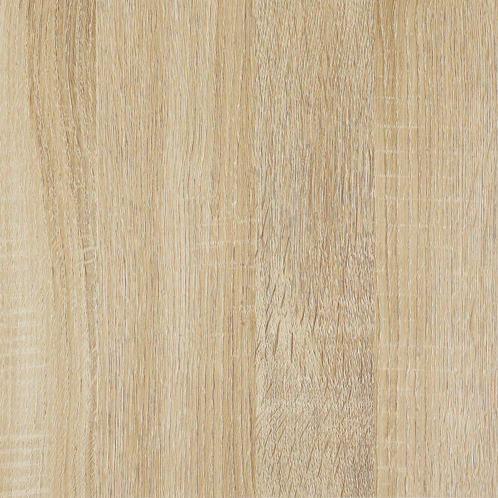 Pala Rectangular End Table White High Gloss and Natural