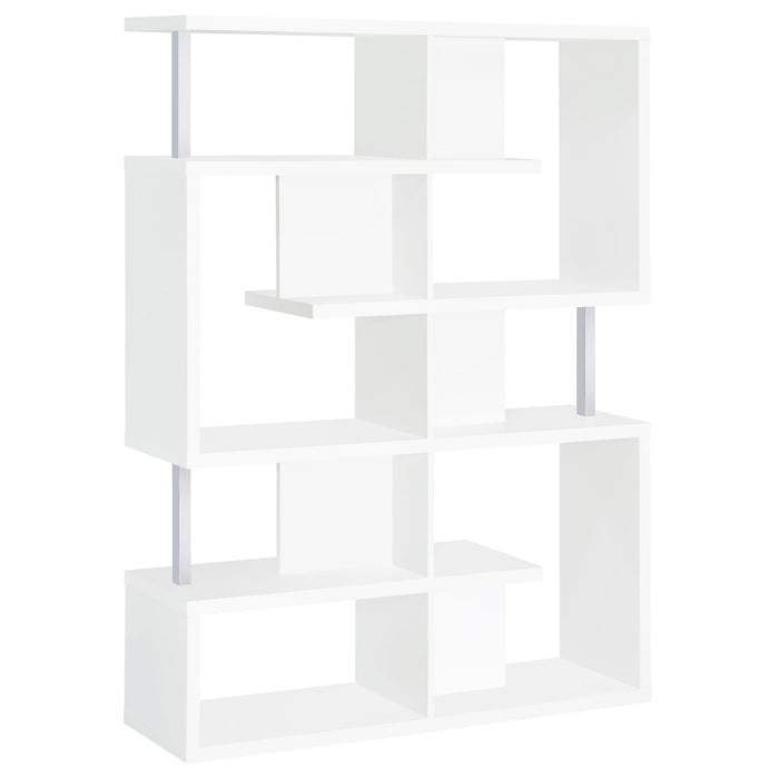 Hoover 63-inch 5-shelf Bookshelf White