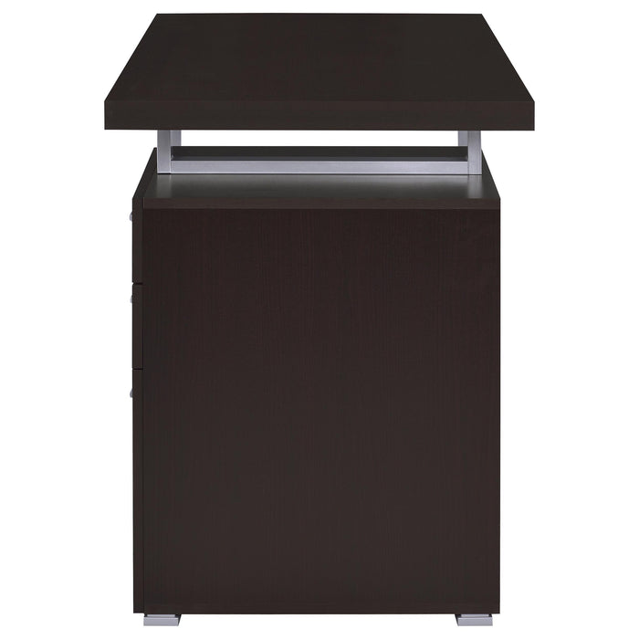 Brennan 47-inch 3-drawer Office Computer Desk Cappuccino