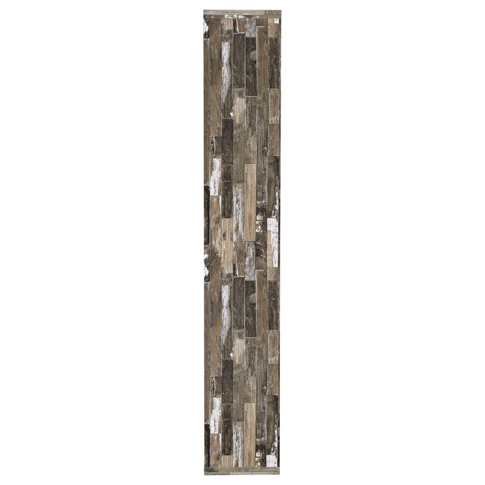 Joey 71-inch 5-shelf Bookshelf Weathered Brown