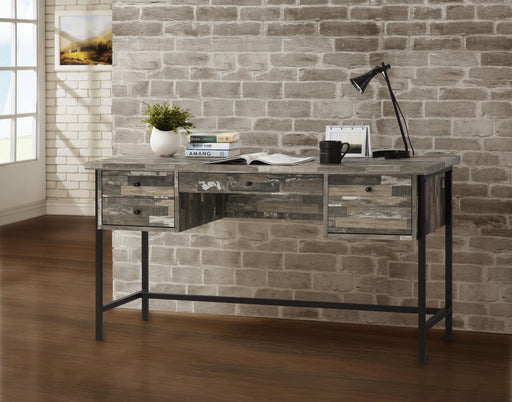 Kemper 4-drawer Writing Desk Salvaged Cabin