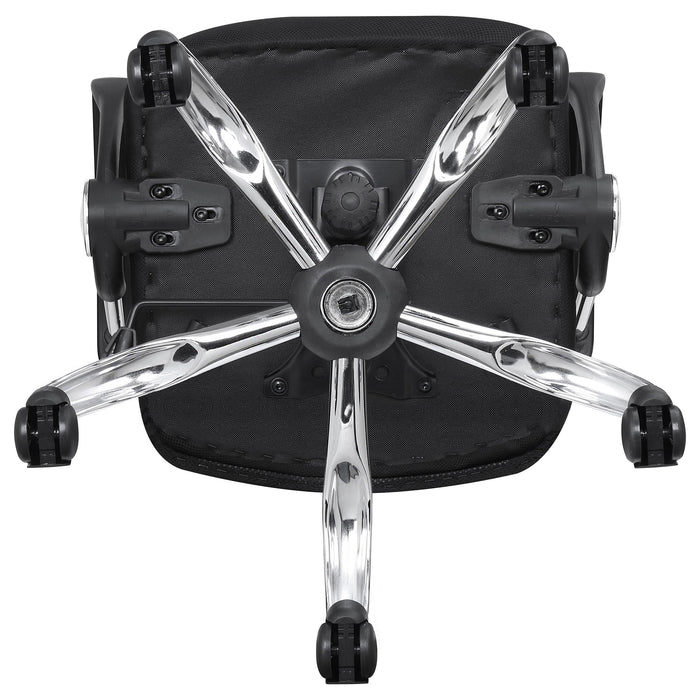 Gerta Upholstered Adjustable Mesh Office Desk Chair Black