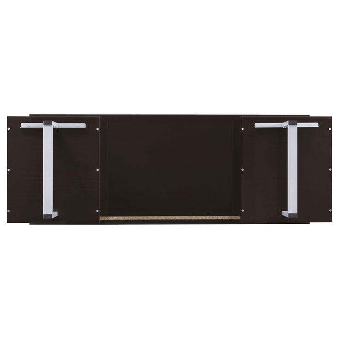 Lawtey 60-inch 2-drawer Office Computer Desk Cappuccino