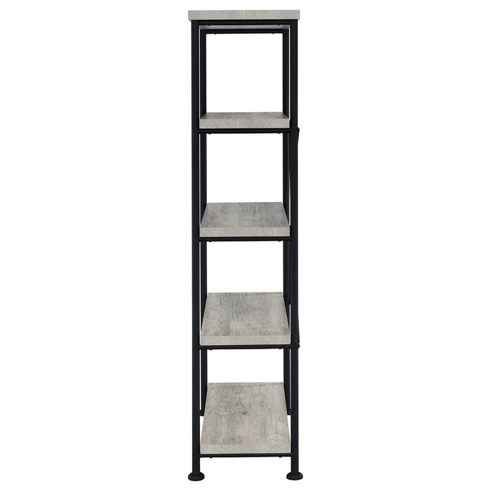 Analiese 63-inch 4-shelf Bookshelf Grey Driftwood
