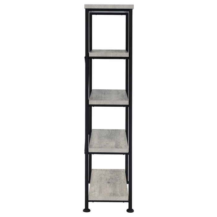 Analiese 63-inch 4-shelf Bookshelf Grey Driftwood