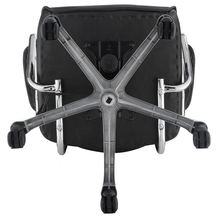 Chase Upholstered Adjustable Home Office Desk Chair Black