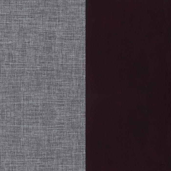 Blanchett Upholstered Bobbin Accent Chair Grey and Black