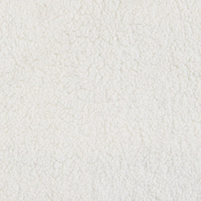 Joyce Upholstered Barrel Back Swivel Chair White