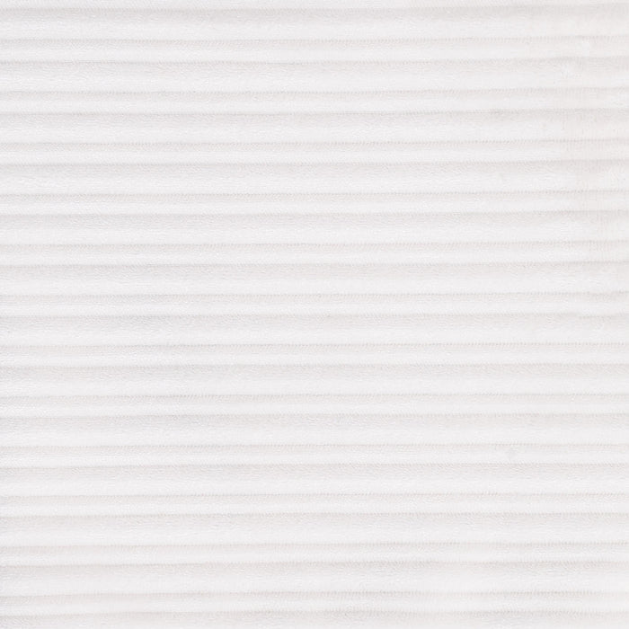 Drayton Upholstered Curved Armless Accent Chair Ivory