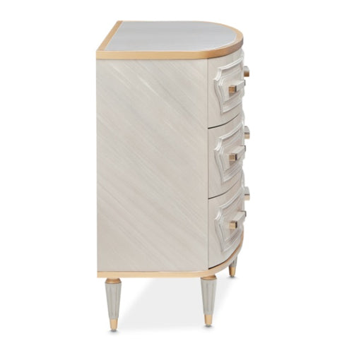 AICO Furniture St.Charles Dresser in Dove Gray