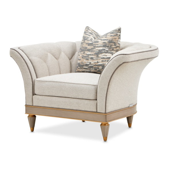AICO Furniture St.Charles Matching Chair in Dove Gray image