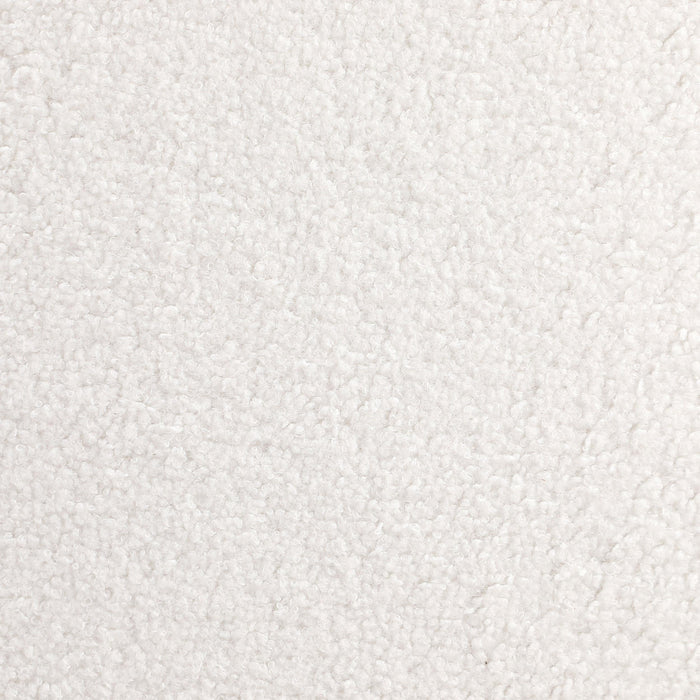 Peoria Velvet Upholstered Accent Bench Ivory