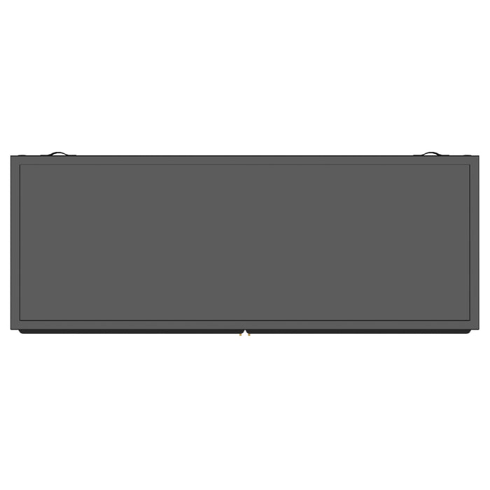 Dalia 2-door Accent Storage Cabinet with Shelving Black