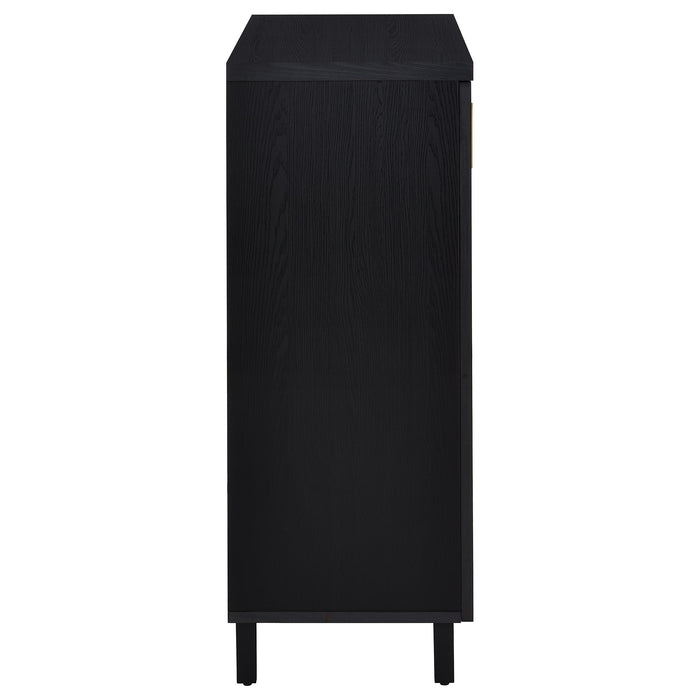 Brixton 2-door Entryway Shoe Storage Cabinets Black