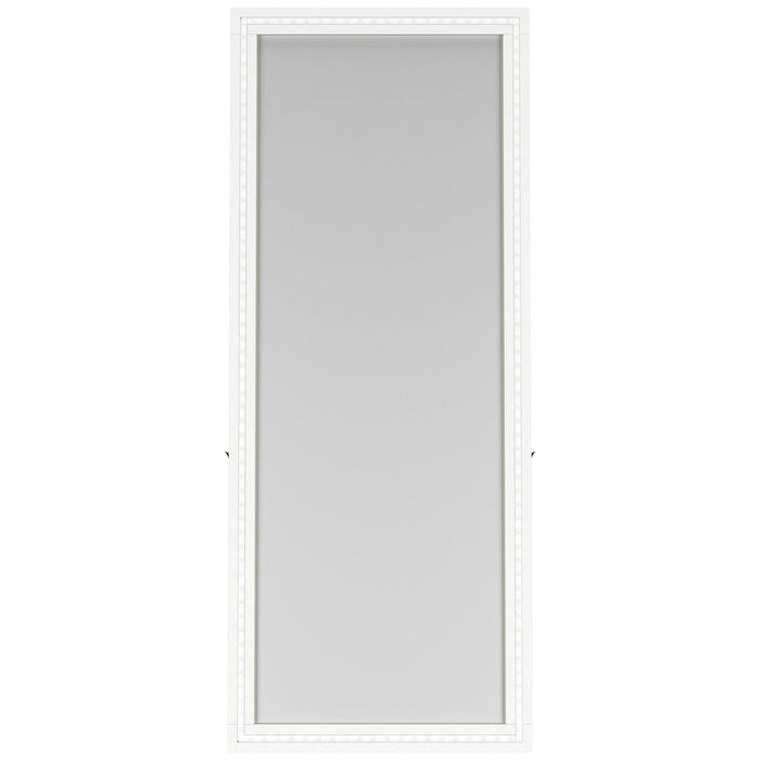 Windrose 28 x 67 Inch Tempered LED Standing Mirror White