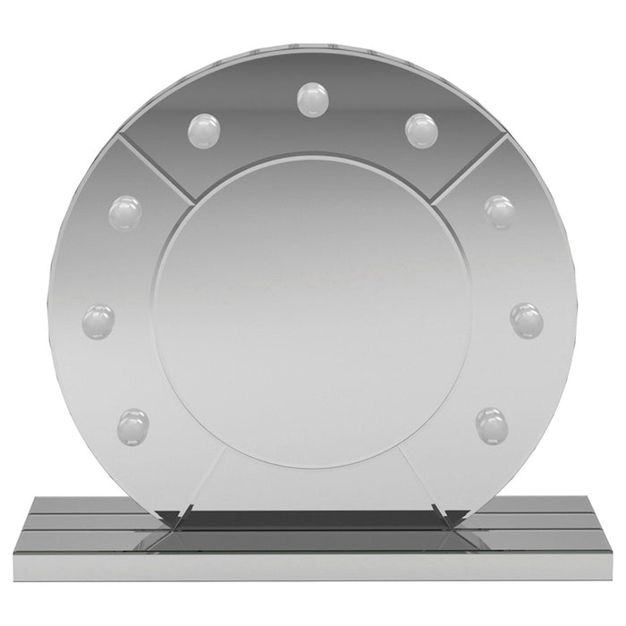 LED Table Vanity Mirror Silver