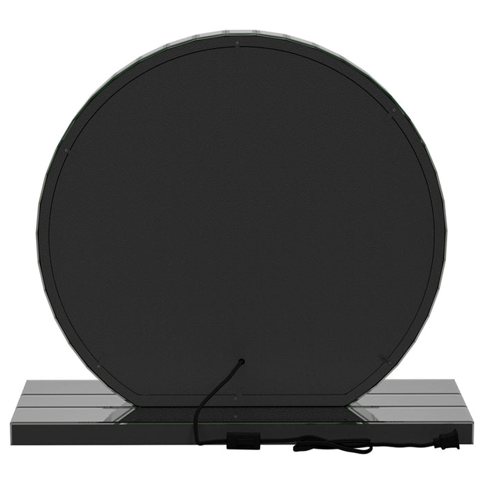 LED Table Vanity Mirror Silver