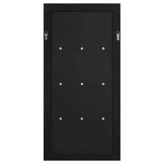 Oriel 24 x 47 Inch Rectangular 3-Shelf Wall Mirror Silver