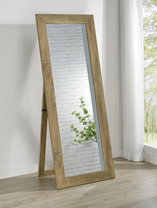 Cadence Tempered Glass Full Length Standing Mirror Mango