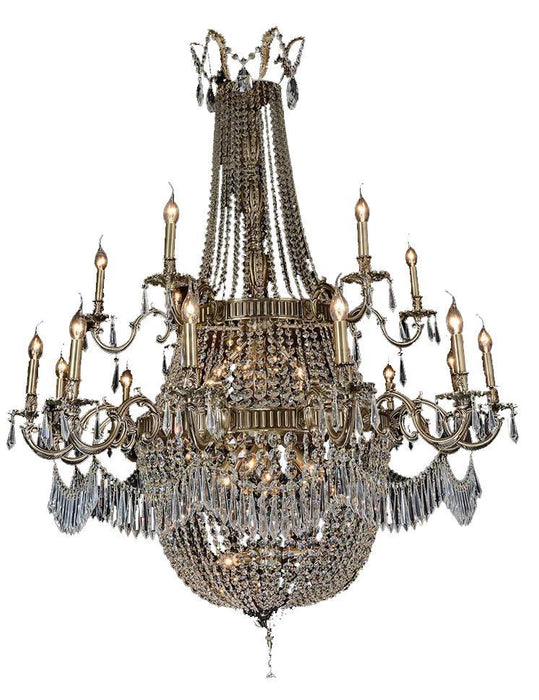 Lighting Summer Place 30 Light Chandelier in Clear and Antique