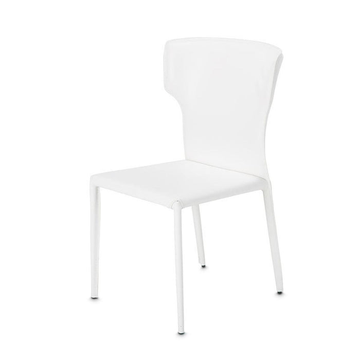Furniture Halo Side Chair (Set of 2) in Glossy White