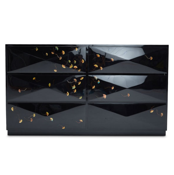 AICO Furniture A La Carte Illusions Windy Leaves Cabinet