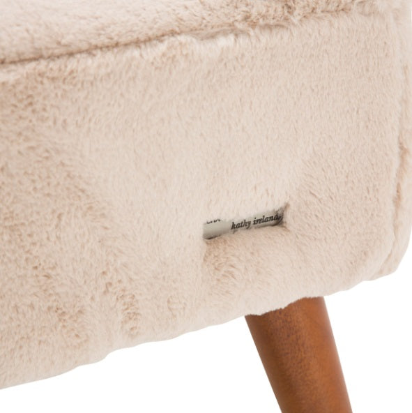 AICO Furniture A La Carte Puppy Armless Chair in Capri