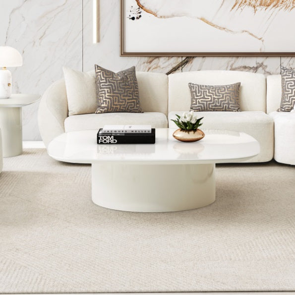 AICO Furniture Le Montreaux Cocktail Table in Cloud White