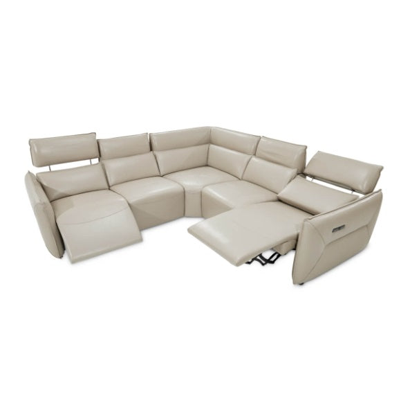 AICO Furniture Verona Storage Console in Light Gray