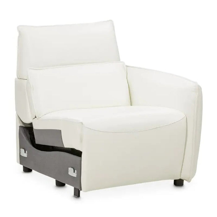 AICO Furniture Verona RAF Motion Chair in Snow White image