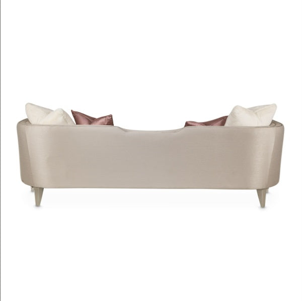 AICO Furniture Linea Sofa in Silver Mist