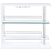 Prescott Rectangular Home Bar Table White High Gloss