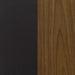 Zion Upholstered Swivel Bar Stool Walnut and Black