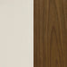 Zion Upholstered Swivel Bar Stool Walnut and Ecru