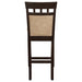 Gabriel Closed Back Counter Chair Cappuccino (Set of 2)