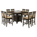 Gabriel 9-piece Square Counter Height Dining Set Cappuccino