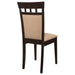 Gabriel Closed Back Dining Side Chair Cappuccino (Set of 2)
