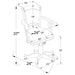 Turk Upholstered Swivel Dining and Game Chair Tobacco