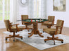Mitchell 5-piece 3-in-1 Dining and Game Table Set Amber