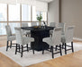 Stanton Velvet Upholstered Counter Chair Grey (Set of 2)