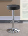 Ramses 29-inch Adjustable Bar Stool Chrome and Black