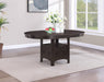 Lavon Oval 60-inch Extension Leaf Dining Table Espresso
