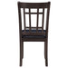 Lavon Wood Dining Side Chair Espresso (Set of 2)